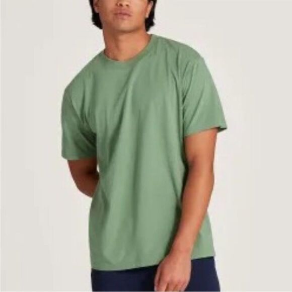Allbirds Men's Allgood‎ Organic Cotton Tee Hazy Cargo Short Sleeve - M NWT - Picture 1 of 12